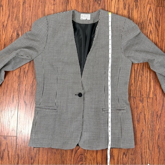 Vintage Pendleton Virgin Wool Herringbone Business Career Button Front Blazer - Picture 14 of 15